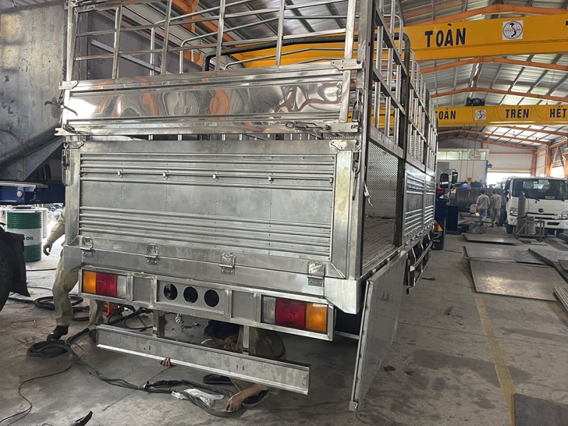 Gara sửa thùng xe tải Long An Tiền Giang Bến Tre