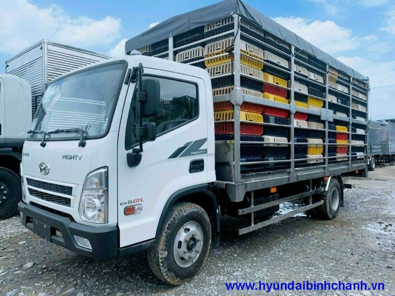 Hyundai EX8 GTL chở gia cầm Mighty EX8 gia cầm