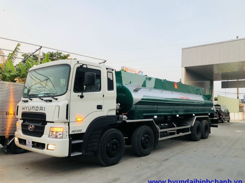Hyundai HD320 bồn nhiên liệu xăng dầu 22 khối