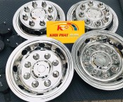 Chụp mâm Inox Hino Isuzu Ốp Lazang Inox xe tải Hino Isuzu 22 In 