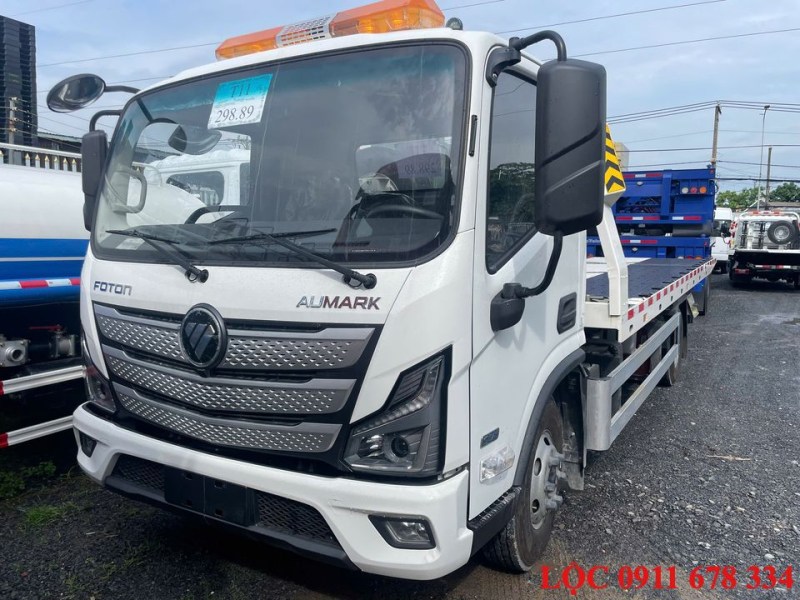 Xe cứu hộ sàn trượt chở kéo ô tô Foton 